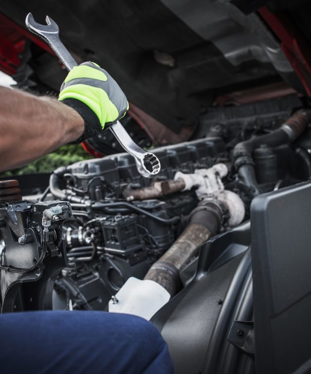 Repairing Semi Truck